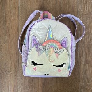 OMG girls Gwen Ombr'e glitter backpack.